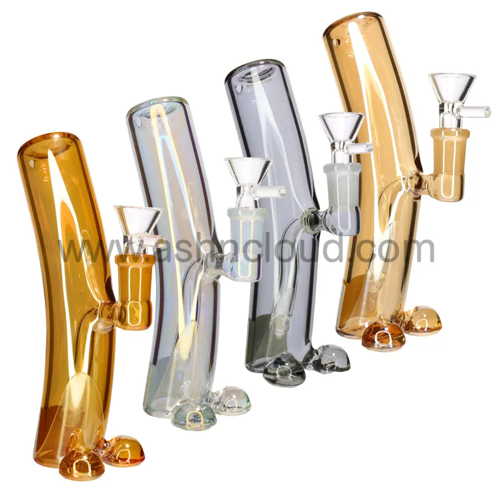 Wholesale 7 Inch Metallic Tube Dick Glass Bong – Compact & Durable Design