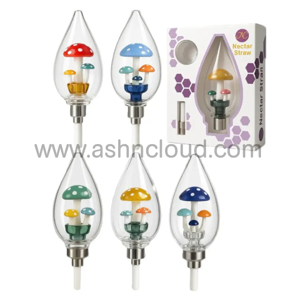 Wholesale 8–9’’ Glass Nectar Collector – Big Mushroom Design | Ashncloud