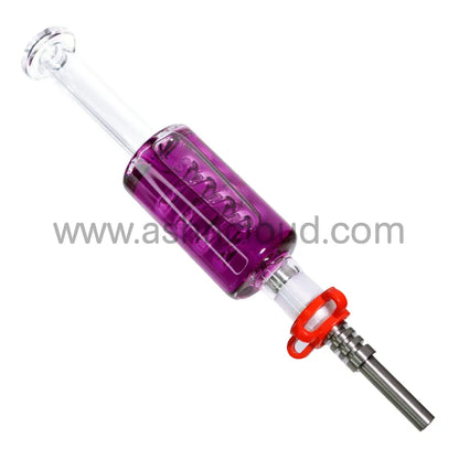 8 Inch Glass Nectar Collector, Color Percolator