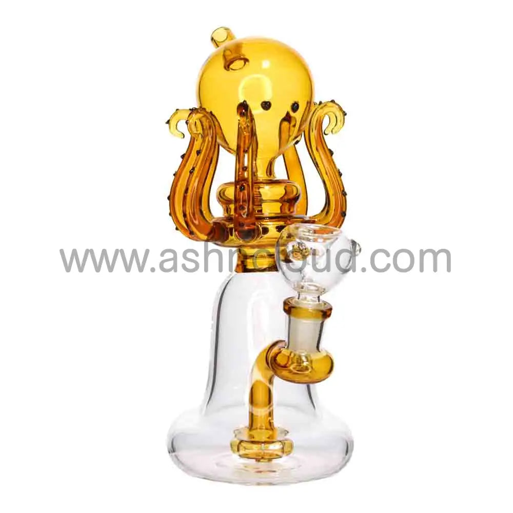 Wholesale 8 Inch Fancy Octopus Glass Bong – Unique Head Shop Design