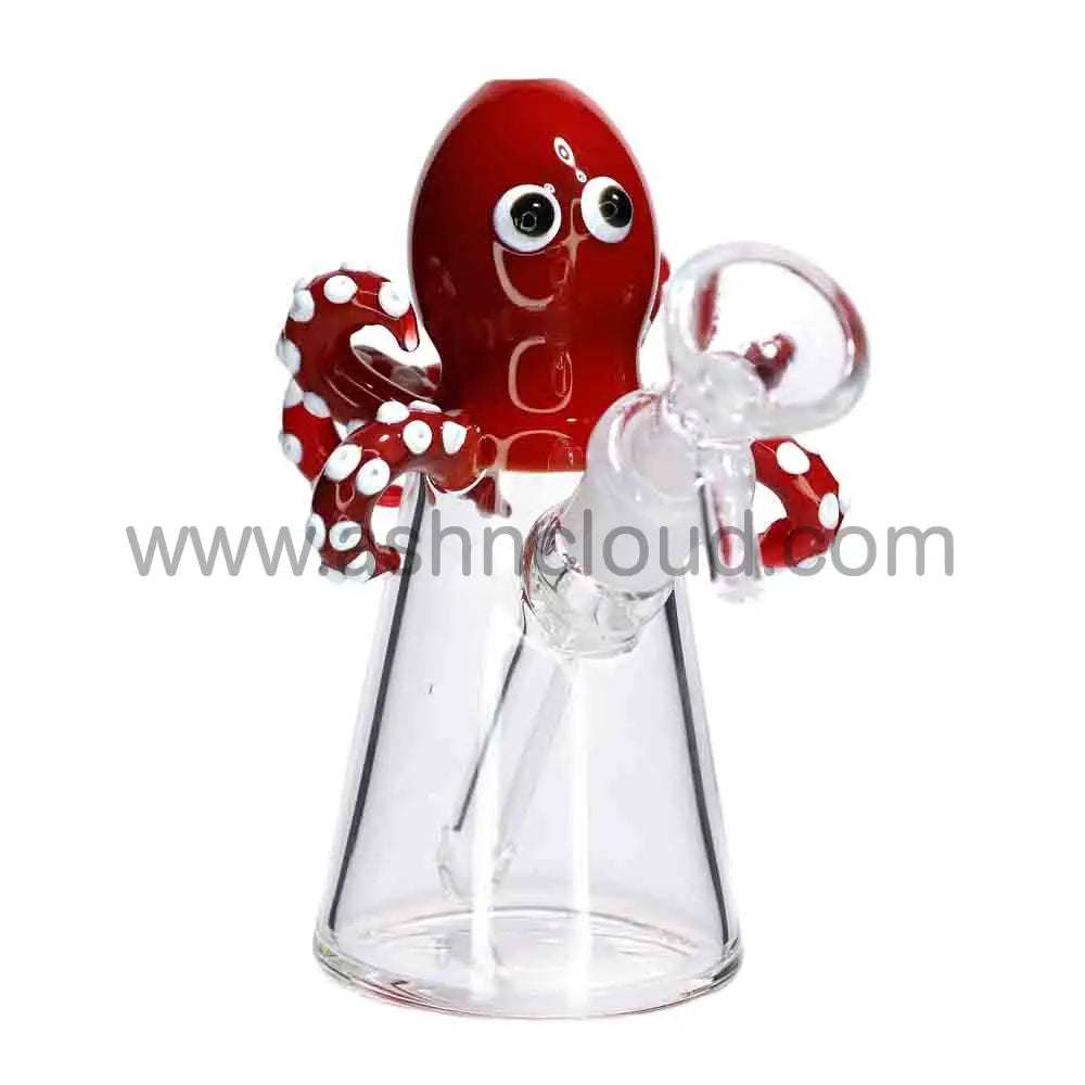 XS Octopus Mini Water Pipe – Compact 6’’ Assorted Color Accents | Wholesale