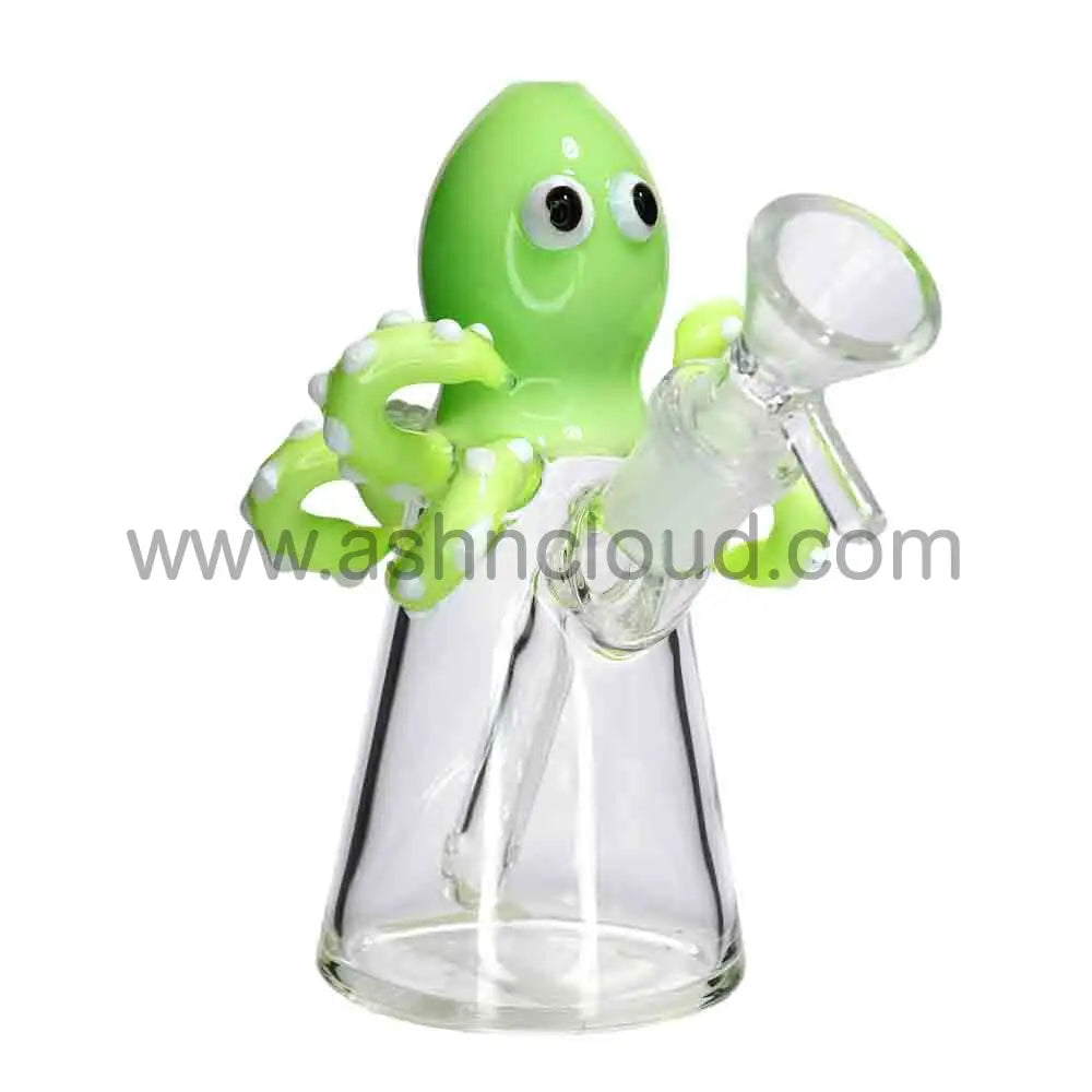 XS Octopus Mini Water Pipe – Compact 6’’ Assorted Color Accents | Wholesale