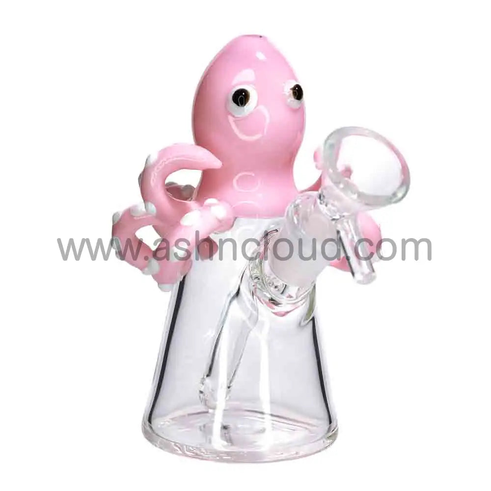 XS Octopus Mini Water Pipe – Compact 6’’ Assorted Color Accents | Wholesale