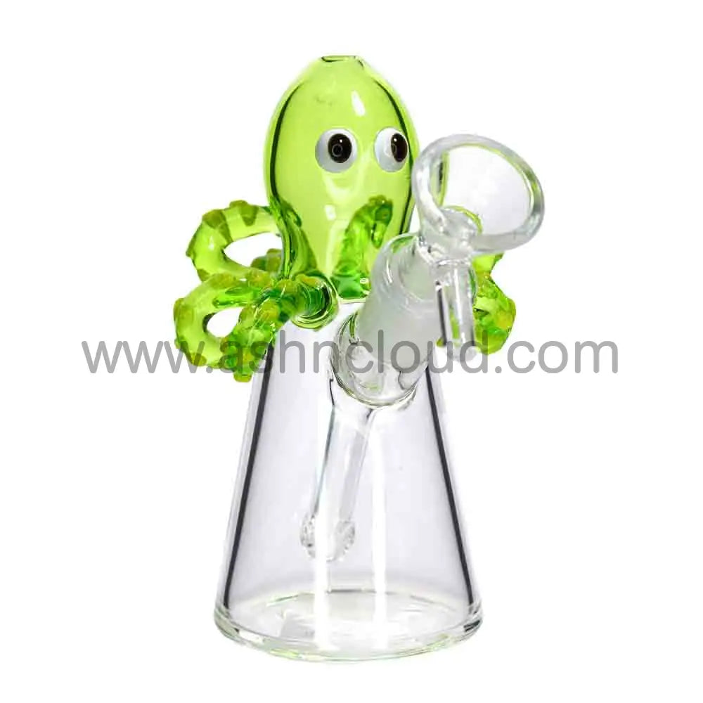 XS Octopus Mini Water Pipe – Compact 6’’ Assorted Color Accents | Wholesale