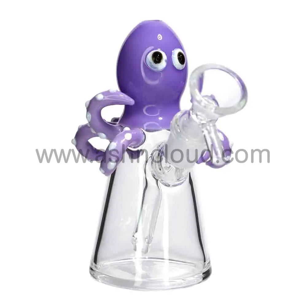 XS Octopus Mini Water Pipe – Compact 6’’ Assorted Color Accents | Wholesale